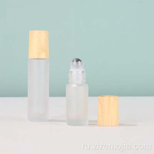 Косметическая бутылка с эфирным маслом из матового стекла